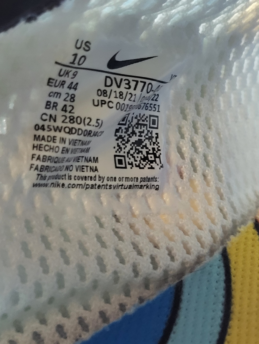 Nike Hello Kitty Air Presto QS University Blue DV3770-400 Men's Size 10 Shoes - Picture 10 of 10